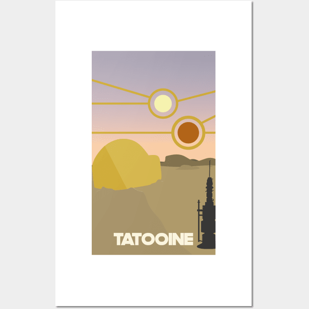 Tatooine Wall Art by mikineal97